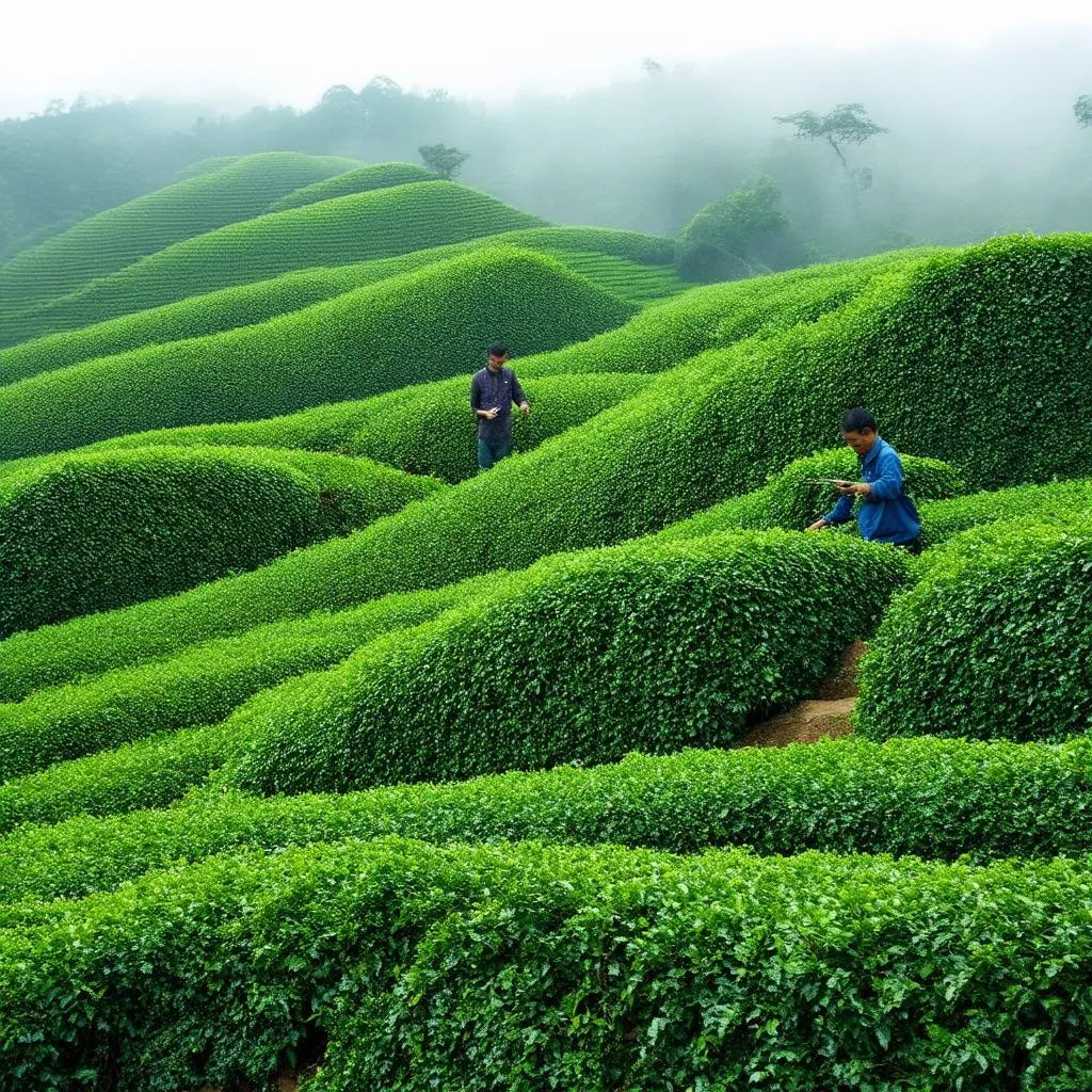 tea plantations